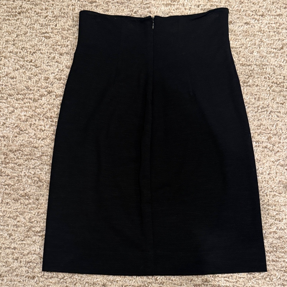 Diane Von Furstenberg High-Waisted Black Pencil Skirt - Picture 5 of 6